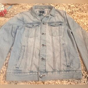 Forever 21 Men Light Wash Denim Jacket